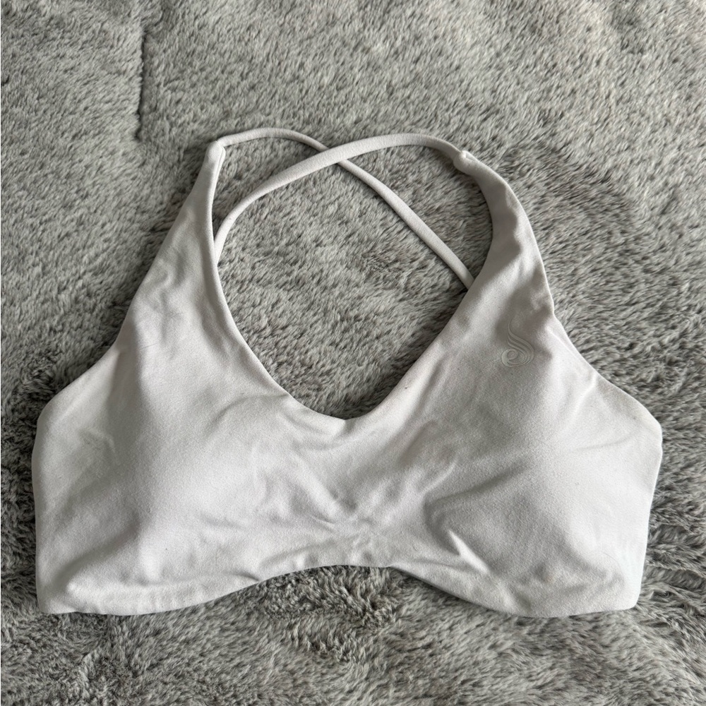 Ryderwear White Sports Bra